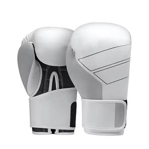 Gants de boxe personnalisés 2026 de haute qualité en cuir PU pour entraînement professionnel MMA, anti-humidité, à lacets, vente en gros OEM - Product Image 2