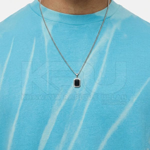 Soft Stretch Knitted Breathable Quick Dry Eco-Friendly Men Oversized Gym Tee for Workout Training and Sports - Product Image 6