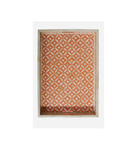 Bandeja Única con Incrustaciones de Hueso para Mesa de Comedor, para Servir Comida, Bocadillos y Bebidas, Estilo Clásico y Elegante, Duradera, Hecha a Mano, Rectangular, Disponible - Product Image 2