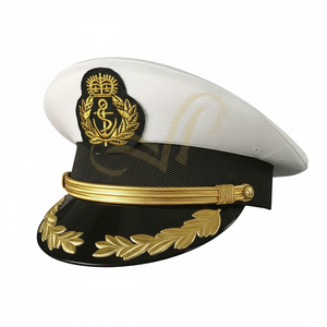 Chapeaux d'uniforme de vente pour agents de sécurité avec broderie 3D - Product Image 2