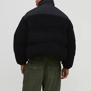 Blouson Bomber Léger en Velours pour Homme, Vente Chaude OEM, Col Montant Personnalisé, Imperméable et Coupe-Vent, Idéal pour l'Hiver et les Activités de Plein Air - Product Image 2