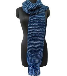 Écharpe tricotée unisexe 100 % acrylique doux - Cache-cou d'hiver durable - Écharpe légère au crochet avec logo personnalisé - Product Image 1