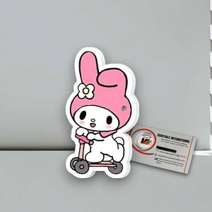 Placa Magnética Acrílica Ecológica para Extensiones de Pestañas con Diseño de Hello Kitty y Flores, Profesional y Adorable - Product Image 3