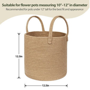 Natural Rattan Woven Bucket Storage Basket With Two Handles Open Top Durable Handmade For Daily Use 3L And Above Capacity - Product Image 2
