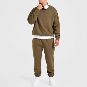 Ensemble de survêtements décontractés pour hommes grande taille avec logo personnalisé, respirant, pour l'hiver – Vente en gros à bas prix, haute qualité - Product Image 3