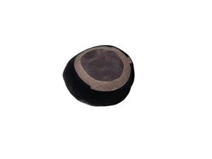 Toupet en cheveux humains à base mono, perruque à base mono, prothèse capillaire en cheveux humains, taz hair bd - Product Image 6