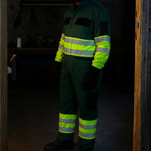 Overol de Seguridad Reflectante de Alta Visibilidad Glory para Mecánicos de Campos Petroleros con Cinta Reflectante, Ropa de Trabajo de Seguridad de la Mejor Calidad - Product Image 5