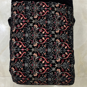 Tissu en velours pour robe, tissu en velours brodé, tissu brodé de sequins, tissu en dentelle perlée, vêtements de mode, vente en gros, acheteur américain - Product Image 4