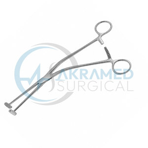 Pinzas Anguladas en Forma de T AKRAMED Millin, Instrumento Quirúrgico de Urología de Acero Inoxidable, CE ISO, Pinzas Reutilizables para Próstata - Product Image 2