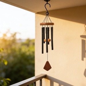 Campana de Viento Decorativa de Metal para Exteriores, Decoración Colgante para el Hogar, Jardín y Patio - Product Image 2