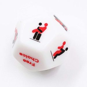 Dés en résine pour jeux adultes, douze faces, positions sexuelles, dés de lit pour couples, jouet bondage - Product Image 3