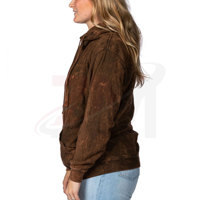 Sweat à capuche oversize pour femme, style hip-hop, délavé à l'acide, couleur unie, hiver, streetwear, manches longues
