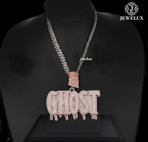 Nouveauté : Pendentif Hip Hop Premium entièrement serti de diamants, bijou statement disponible à un prix compétitif - Product Image 2