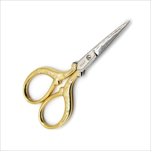 Tijeras Retro de Acero Inoxidable Color Oro Rosa para Bordado, Tijeras Afiladas para el Hogar, Té, Cejas y Cuidado Personal - Product Image 4