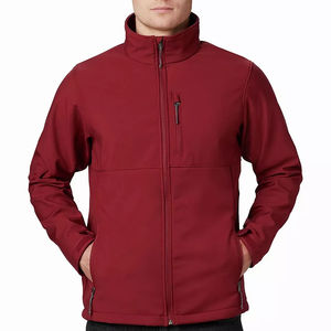 Veste softshell personnalisée pour homme, coupe-vent d'extérieur avec doublure en polaire, tissu imperméable et respirant - Product Image 6