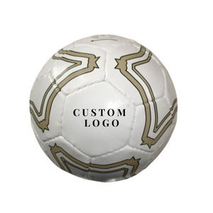 Ballon de football d'entraînement personnalisé avec logo imprimé, taille 5, promotionnel, toucher doux, PVC/PU, durable, cousu à la machine, ballon de sport - Product Image 2