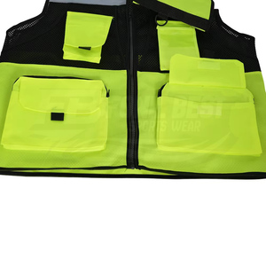 FONILBEST SPORTS WEARS Combinaison de travail unisexe en polyester respirant et réfléchissant haute visibilité pour la sécurité des motards, conception personnalisée OEM - Product Image 5