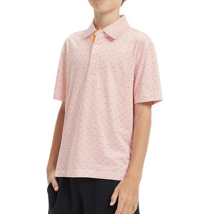 เสื้อโปโลกอล์ฟพรีเมียมสำหรับเด็ก พร้อมโลโก้สั่งทำพิเศษ ผลิตจากผ้าที่ช่วยระบายความชื้นและยืดหยุ่น เหมาะสำหรับเด็ก - Product Image 5
