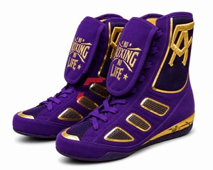 No Boxing No Life, Zapatos de Boxeo de Primera Calidad, Personalizables en Todos los Colores, Profesionales, Ajustables, con Cierre de Cordones, Antideslizantes, OEM - Product Image 3