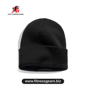 Unisex Solid Color Beanie Hat 100% Acrylic Knitted <b>Winter</b> <b>Cap</b> Casual Style for Adults 56-58CM Head Circumference - Product Image 3