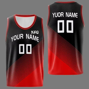 Camiseta de Baloncesto para Hombre, Exportador con MOQ Bajo, Transpirable, 100% Poliéster, Absorbe la Humedad, Sin Mangas, Variedad de Tallas - Product Image 1