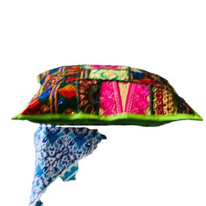 Housse de coussin Suzani Vintage faite à la main pour canapé toutes les tailles (16*16 18*18 20*20 24*24 pouces) housses de coussin Patchwork Floral tissé - Product Image 1