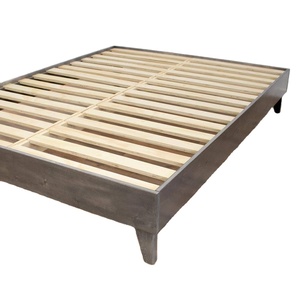 Bán Buôn Thiết Kế Hiện đại Rắn Keo/Cao Su Gỗ Bộ Đồ Giường Khung Nền Tảng Giường Cho Nhà & Khách Sạn Cho Căn Hộ Nội Thất - Product Image 1