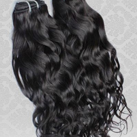 Extensions de cheveux humains vierges indiens bruts Deep Wave, tissage de cheveux à double trame 100g, naturel, toutes couleurs, Perm Mkvvk Hair