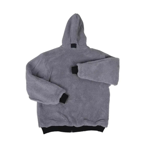 <b>Men's</b> Orange Hooded Fleece Sweatshirt With Reflective Stripes Regular Fit Casual Winter Wear <b>pullover</b> Regular fit autumn wear - Product Image 5
