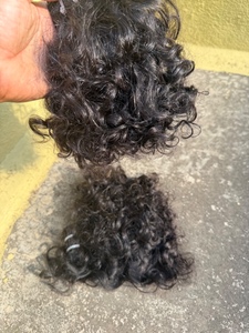 ผมต่อแบบธรรมชาติ 10 นิ้ว แบบลอนลึก ผมอินเดียแท้ เกรด 12a  แบบเวอร์จิ้น - Product Image 4