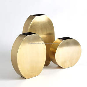 Premium Interior Metal Flower <b>Vase</b> Designed For Elegant Floral Styling With Smooth Finish And Modern Look - Product Image 2