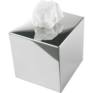 Caja de pañuelos de acero inoxidable, forma cuadrada, para restaurante, bar, hogar y cocina, en oferta. - Product Image 3