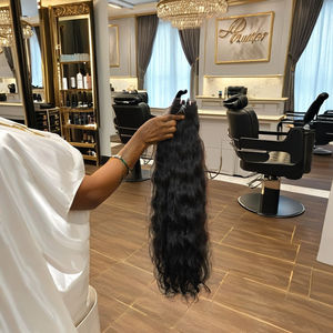 Cabello indio natural sin caída, cabello indio virgen, venta al por mayor - Product Image 1