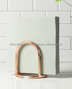 Porte-mouchoirs décoratif pour ustensiles de cuisine Vente en gros Porte-mouchoirs Porte-serviettes multifonctionnel Plaqué or rose fini - Product Image 3