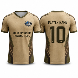 เสื้อฟุตบอลขายดี ผ้าถักโพลีเอสเตอร์คุณภาพพรีเมียม ระบายอากาศได้ดี ซับเหงื่อ นุ่มสบาย เหมาะสำหรับการแข่งขัน สำหรับเยาวชน - Product Image 1