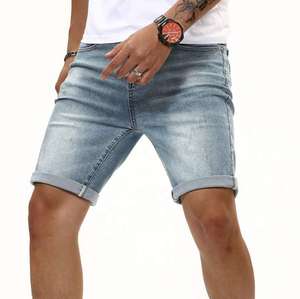 Service OEM Shorts en jean pour hommes Shorts en jean professionnels pour hommes Shorts en jean pour hommes les plus vendus Haute qualité Prix bas Logo personnalisé OEM - Product Image 2