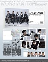 MONSTAXThePhase [PHASE Ver.] CD + Photobook + Photocard + Ensemble de photos imprimées + Affiche de paroles pliée (MAGIC) Musique K-Pop