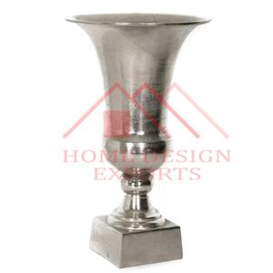Accueil Hôtels et restaurants Vase à fleurs en métal antique doré pour la décoration de jardin Urnes de sol de mariage Planteur - Product Image 5