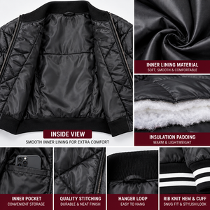 <b>Women</b> Quilted Jacket Stand Collar Zip Up Short <b>Coats</b> with Pockets Cropped Winter <b>Women's</b> Bomber Jackets Outdoor Wear Jacket - Product Image 4