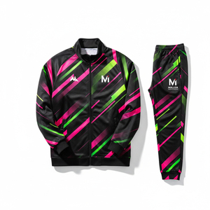 Ensemble de survêtement de football imprimé par sublimation 2026 – Haute élasticité, évacuation de l'humidité, écologique, pour l'entraînement et le jogging - Product Image 1