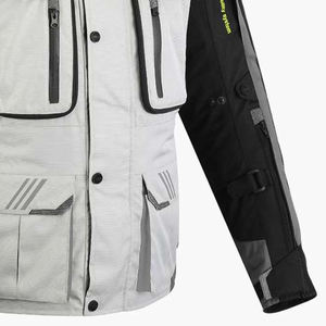 Veste de moto en cuir pour homme FIKEZ INTERNATIONAL, homologuée CE, imperméable, respirante, toutes saisons - Product Image 3