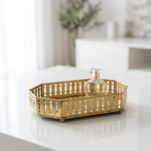Bandejas de Espejo de Latón con Forma y Estilo Personalizados para Decoración del Hogar y Tocador - Product Image 1