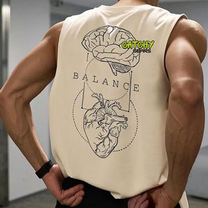 เสื้อกล้ามผู้ชายแบบขายส่งสำหรับฤดูร้อน ทรงเข้ารูป แห้งเร็ว เหมาะสำหรับออกกำลังกายที่ยิมและกิจกรรมกลางแจ้ง - Product Image 2