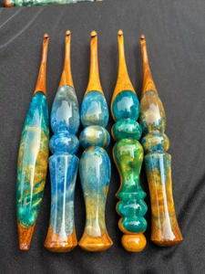 เข็มโครเชต์ไม้แบบใหม่รักษ์โลก ขนาด 15 ซม. 3 มม. ลายเฉพาะตัว สำหรับงานฝีมือ ผู้ที่ชื่นชอบงานฝีมือ และผู้เชี่ยวชาญด้านการถัก - Product Image 5