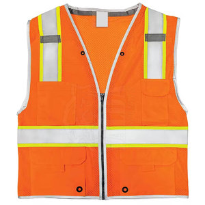 Chalecos de Construcción Hechos a Medida al por Mayor, Chalecos de Construcción Reflectantes de Alta Calidad Suministrados por Fábrica, Hechos en Pakistán - Product Image 4