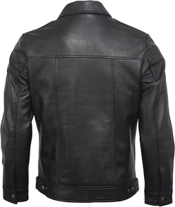 Premium <b>Mens</b> <b>Leather</b> <b>Jacket</b> Classic Genuine <b>Leather</b> Soft Touch Luxury Casual Winter Fashion - Product Image 4