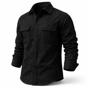 Camisas de Franela Personalizadas de Primera Calidad para Hombre al por Mayor - Camisas de Franela Personalizadas OEM para Hombre, Pedido Directo al por Mayor - Product Image 3