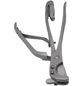 Emasculador de 12 pulgadas con mango curvado y trinquete, herramienta de doble acción de acero inoxidable para animales grandes: caballos, ganado, toros - Product Image 3