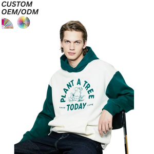 Sudadera de Forro Polar Vintage para Hombre, Cuello Redondo, Cálida para Invierno, con Logotipo Personalizado, Soporte OEM ODM para Fabricación de Marca - Product Image 5