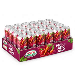 Jus de fruits et légumes sain en conserve 500 ml, mélange de pomme, betterave et carotte, boisson détox, fabricant OEM de boissons - Product Image 1
